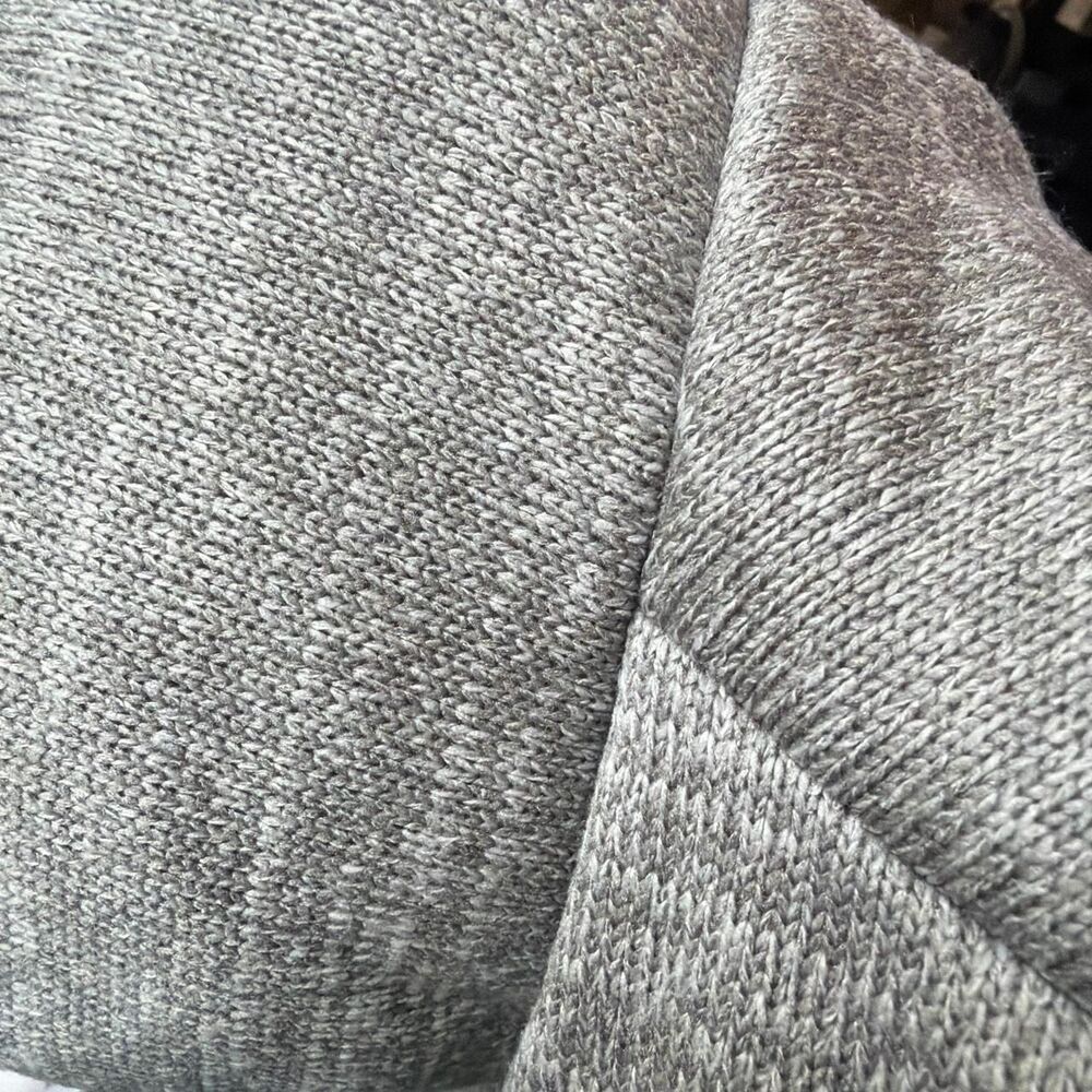 NWT Gap Heather Gray Cropped Puffer Jacket Women’s XXL Adjustable Bubble Hem - Picture 8 of 8